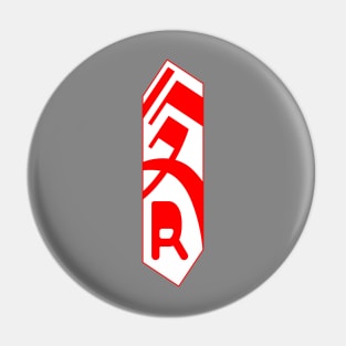 R Banner Pin