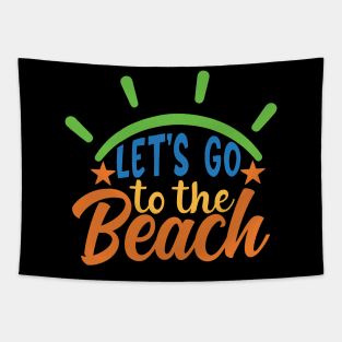 to the beach Tapestry