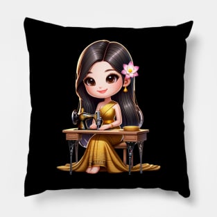 Khmer seamstress Pillow