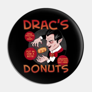 Drac's Donuts Pin