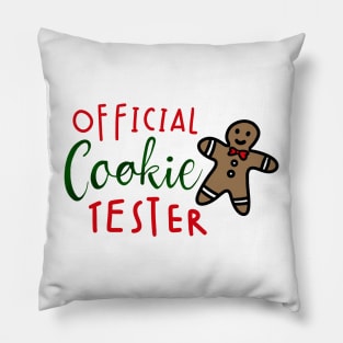 official cookie tester Pillow