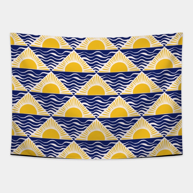 Yellow sun tapestry online