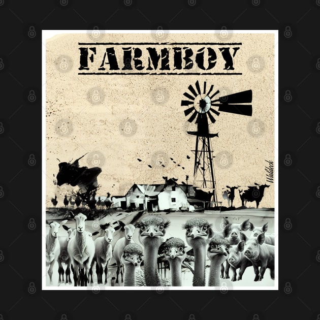 Farmboy by Wayne's Business Art