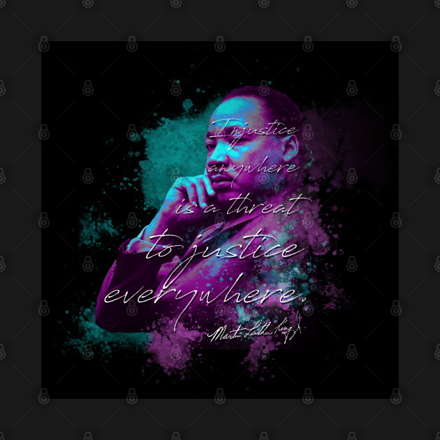 Disover MLK Watercolor Portrait - Blm Black Lives Matter - T-Shirt