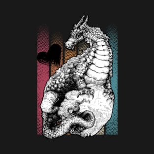 Brave Dragon Heart T-Shirt