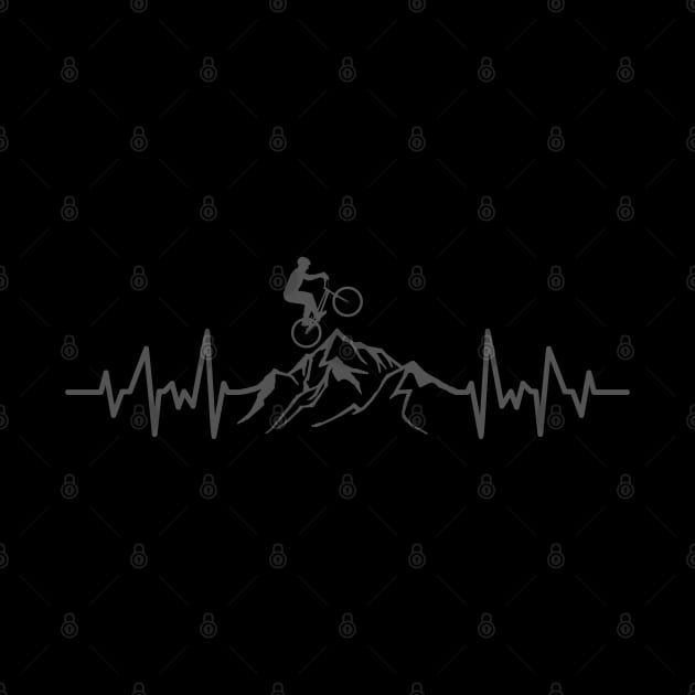 Cycling Heartbeat, Cycling, Mountain Bike, Biking, Cyclist, Heartbeat, Bicycling, Biker, Bicycle, Bmx Rider, BMX Extreme, Bmx Racing, Bmx Life, Bmx Rider by DESIGN SPOTLIGHT