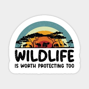 World Wildlife Day Animal Protection Wildlife Conservation Magnet