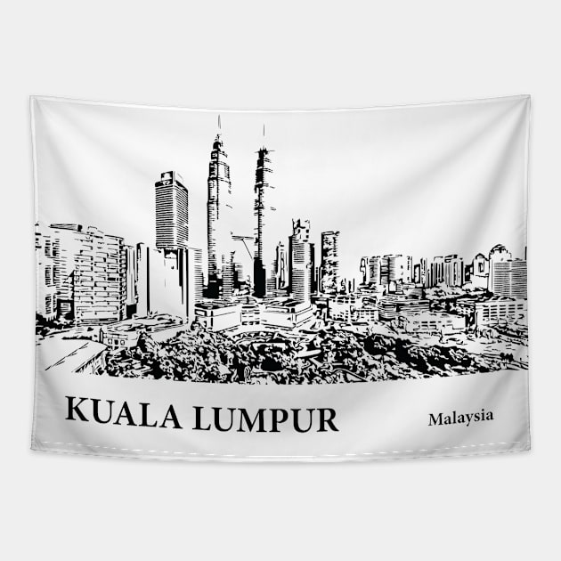 Kuala Lumpur - Malaysia Tapestry by Lakeric