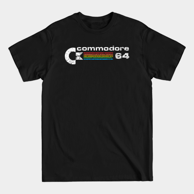 Commodore 64 Retro Computer distressed - Commodore 64 - T-Shirt