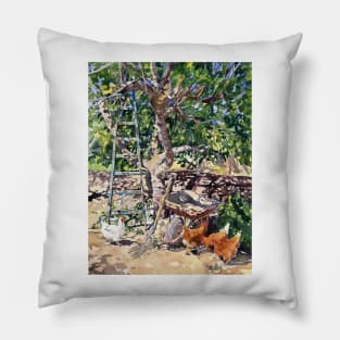 Beneath The Fig Tree, Debajo de la Higuera Pillow