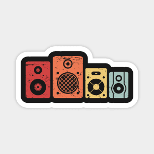 Retro Vintage Audiophile Speakers Magnet