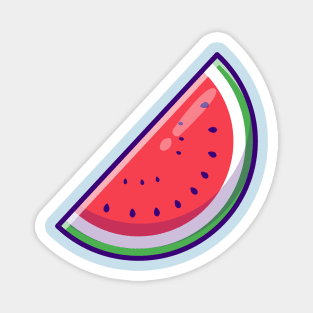 Watermelon Fruit Cartoon Magnet