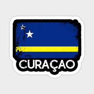 Curacao Flag Vintage Magnet