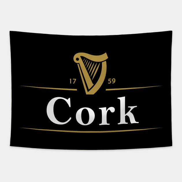 Cork Irish Drink Tapestry by The Gift Hub