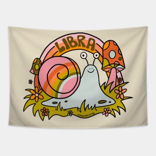 Libra Snail Tapestry