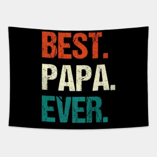 Vintage Best Papa Ever Father Day Tapestry