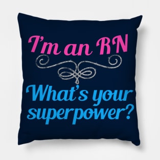 Cute Registered Nurse Super RN Pillow