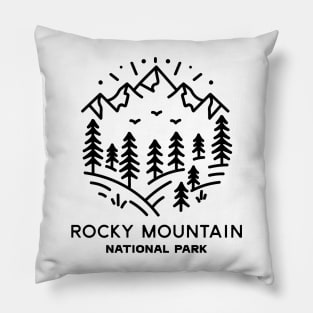 Rocky Mountain National Park Pillow
