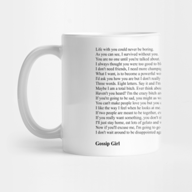 gossip girl mug