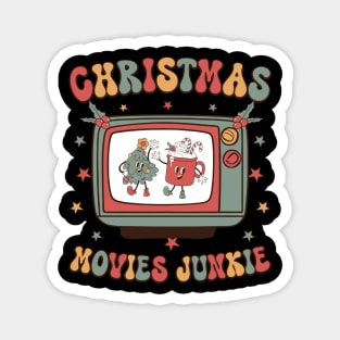 Christmas Movie Junkie Magnet