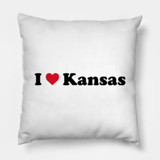 I Love Kansas Pillow