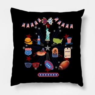 USA lover Pillow