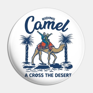 riding camel Pin
