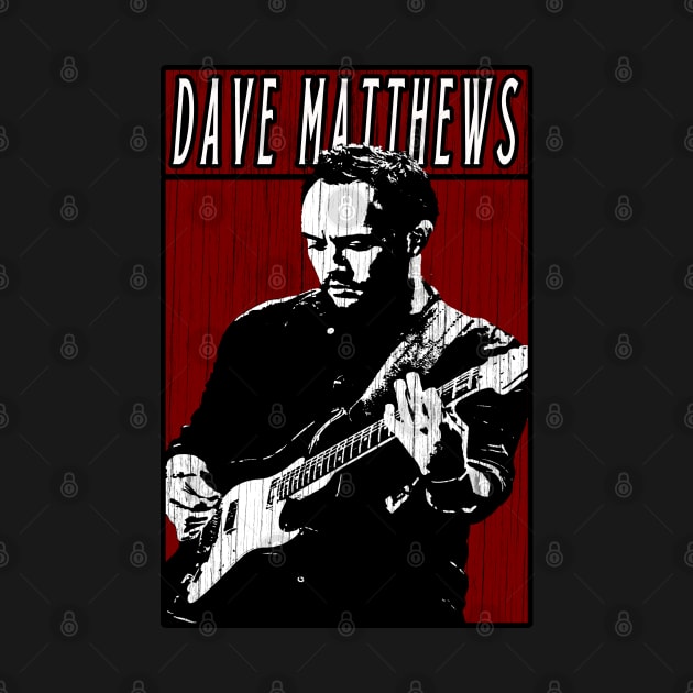 Retro Vintage Dave Matthews by Projectup