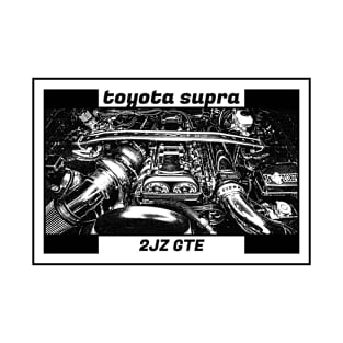 TOYOTA SUPRA MK4 ENGINE T-Shirt