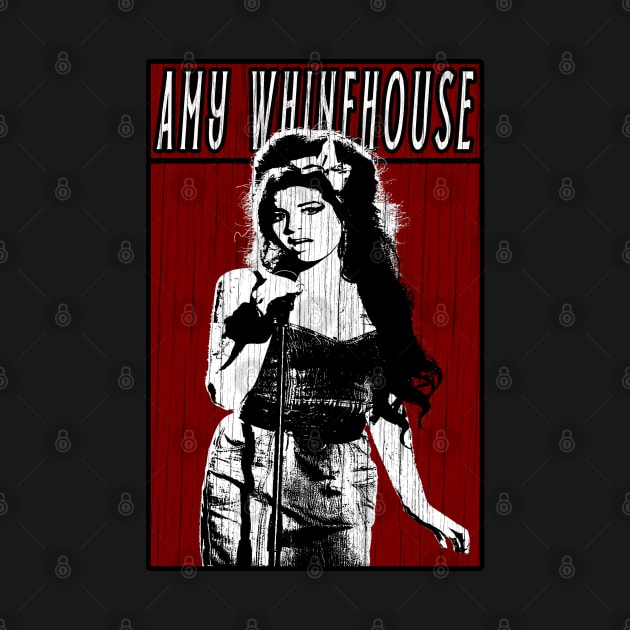 Vintage Retro Amy Whinehouse by Projectup