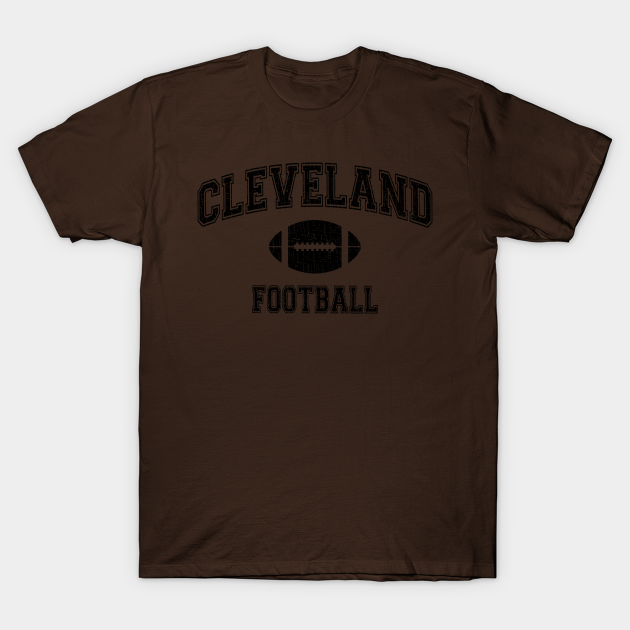 Discover American Football Sport Design Cleveland Football - distressed - Cleveland Football - T-Shirt