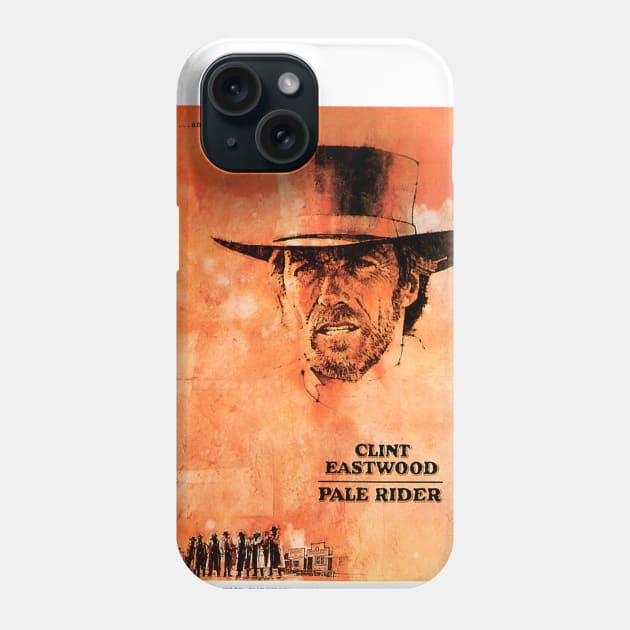Classic Western Movie Poster - Pale Rider Phone Case by Starbase79