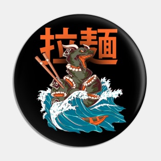 Kaiju sushi dragon Pin