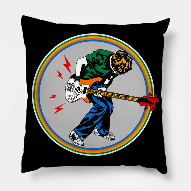 Scott Pilgrim Guitar Pillow by Malakian Art