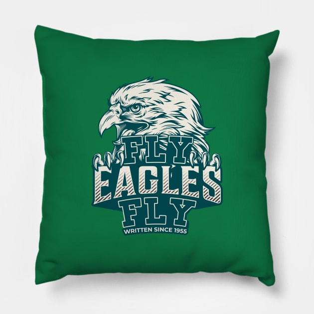 fly eagles fly - since 1955 Pillow by LAKOSH