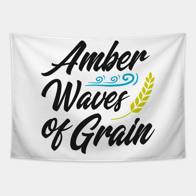 Amber waves of grain Tapestry by Ombre Dreams