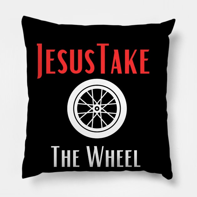 Jesus Take The Wheel Pillow by Shopkreativco