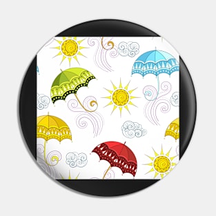 Fairytale Weather Forecast Large Scale Print Pin