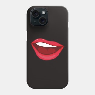 Female lips woman mouth Phone Case