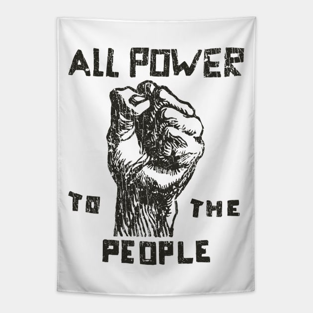 All Power To The People 1966 Tapestry by JCD666