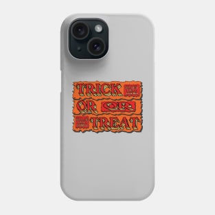 vintage halloween custom typography Phone Case