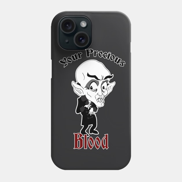 "Your Precious Blood" (Nosferatu) Phone Case by FreakPills