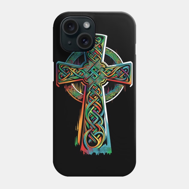 Celtic Cross Phone Case by SygartCafe