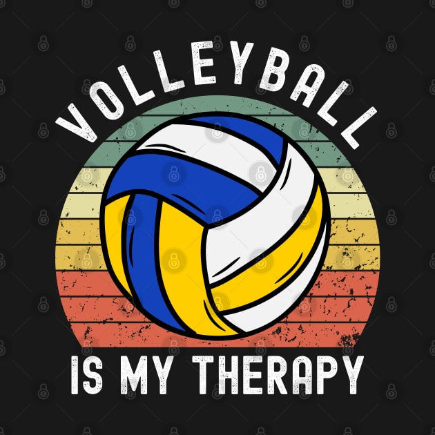 Volleyball Is My Therapy by footballomatic