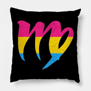 Pansexual Virgo Pride Flag Zodiac Sign Pillow