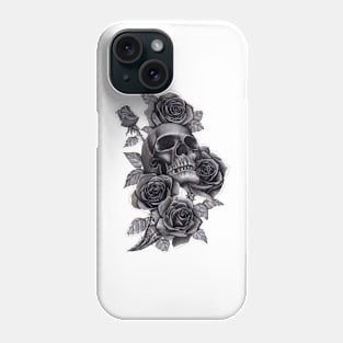 Rose Skull Phone Case