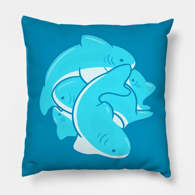 Gummy Shark Pillow by kinokashi