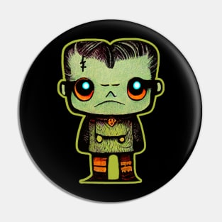 Frankenstein Kid Drawing Pin