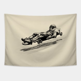 Street luge Tapestry