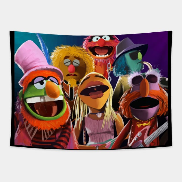 Dr Teeth and the Electric Mayhem Tapestry by AllWellia